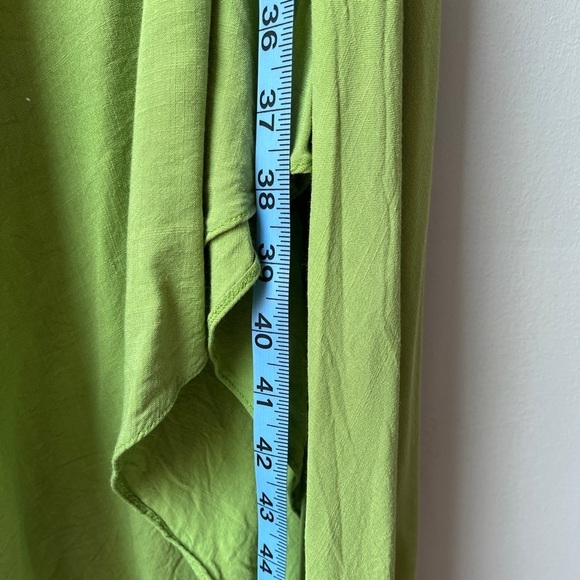 Neeru Kumar Lime Green Graphic Panel Maxi Dress - Picture 11 of 13